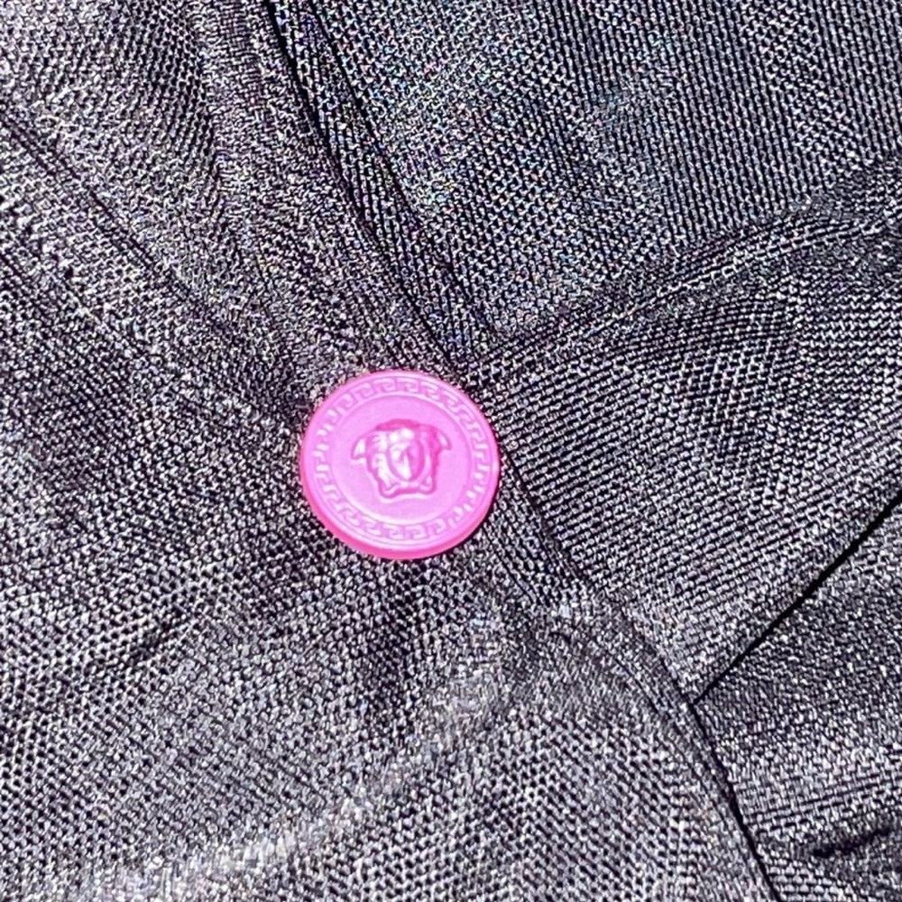 Versace Medusa Buttons Tights / Stockings Retails $650 β€οΈπππ - Picture 5 of 10